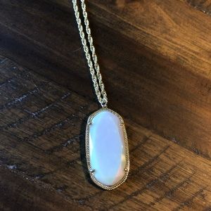 Kendra Scott Iridescent Long Rae Pendant Necklace